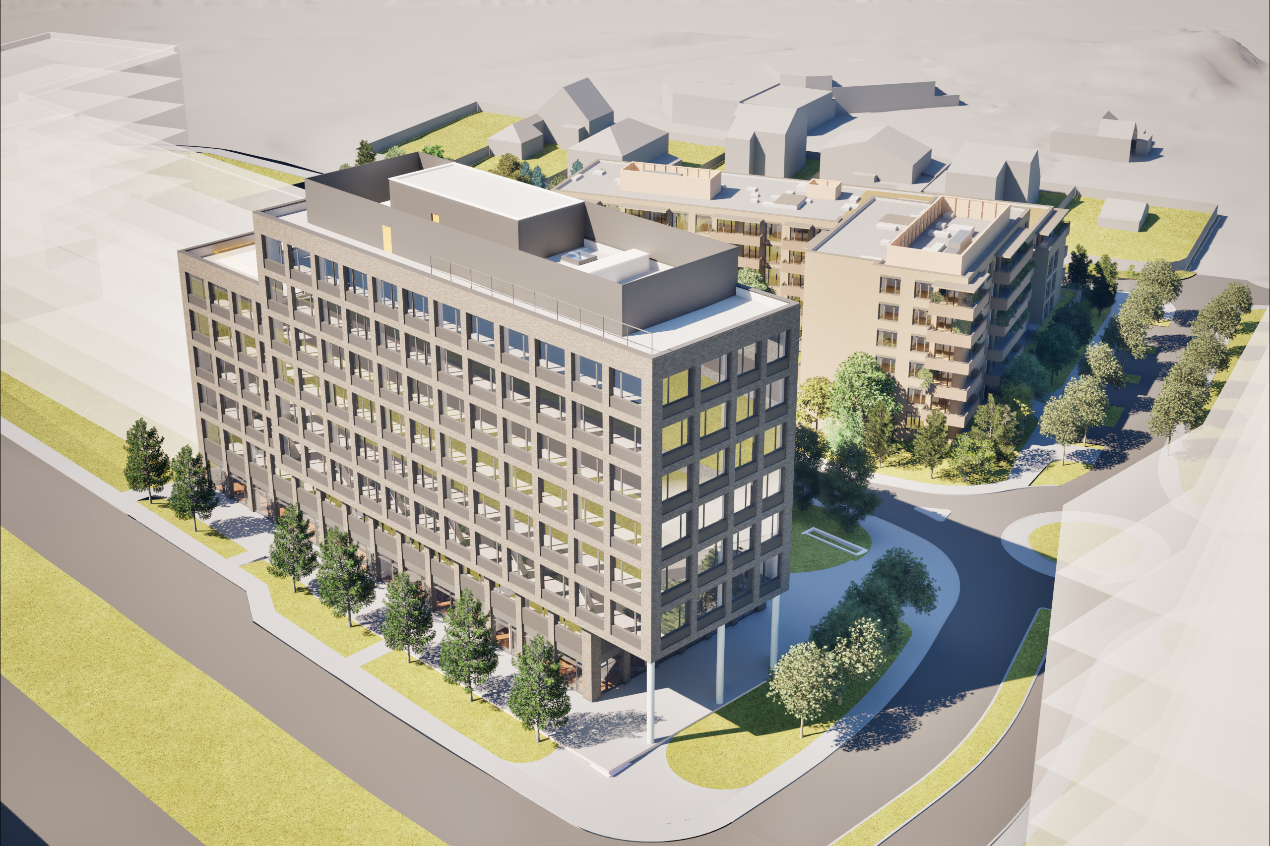 Budova Chilská 5 — vizualizace